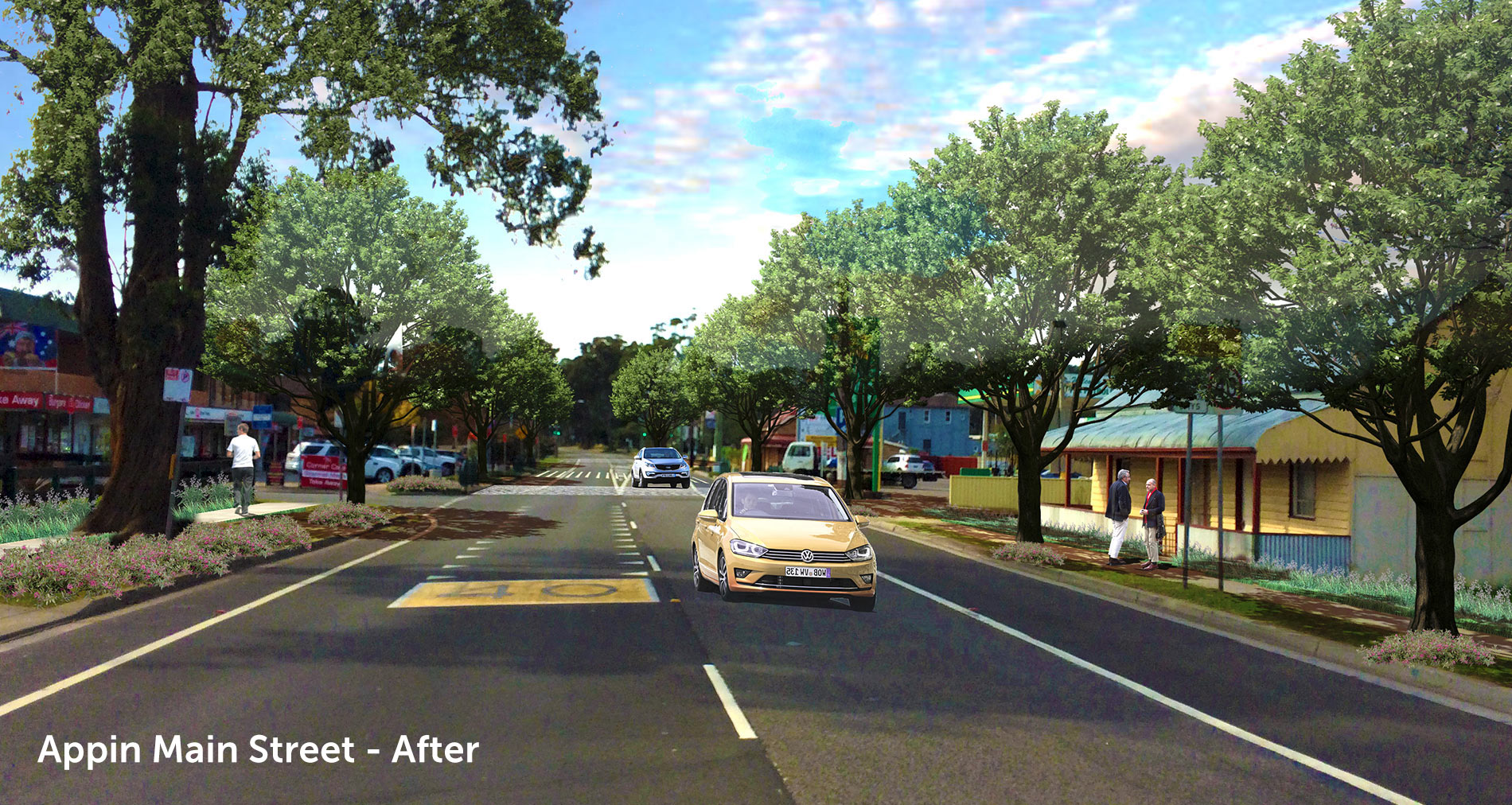 Appin Main Street - After