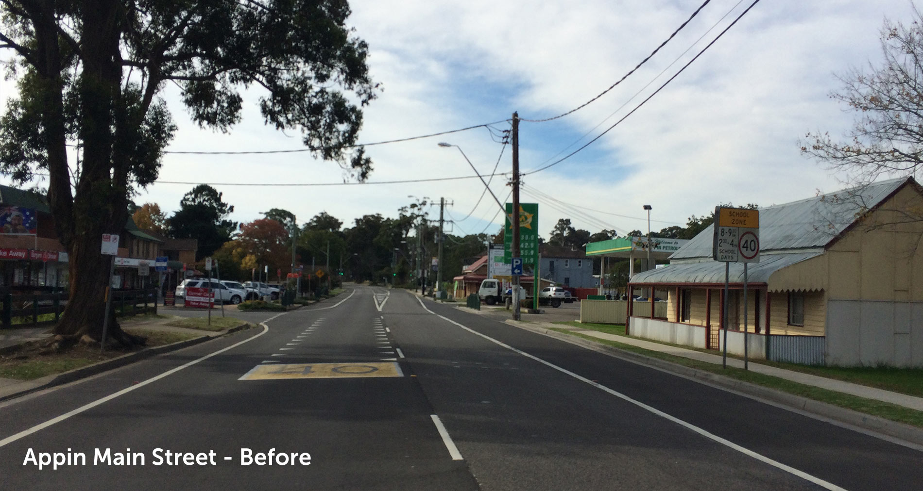 Appin Main Street - Before